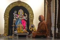 HH Swamiji performing Shri Devi Pujana
